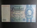 Německo, 100 RM 1935 série C, mírové vydání, podtiskové písmeno C, Ba. D8a