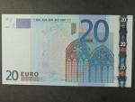 20 Euro 2002 s.E, Slovensko, podpis Jeana-Clauda Tricheta, G012 tiskárna Koninklijke Joh. Enschedé, Holandsko