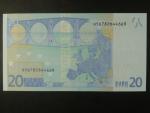 20 Euro 2002 s.H, Slovinsko, podpis Jeana-Clauda Tricheta, G013 tiskárna Koninklijke Joh. Enschedé, Holandsko