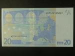 20 Euro 2002 s.H, Slovinsko, podpis Mario Draghi, R027 tiskárna Bundesdruckerei, Německo 