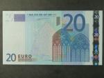 20 Euro 2002 s.M, Portugalsko, podpis Willema F. Duisenberga, U002 tiskárna  Valora - Banco de Portugalsko, Portugalsko