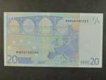 20 Euro 2002 s.M, Portugalsko, podpis Jeana-Clauda Tricheta, U012 tiskárna  Valora - Banco de Portugalsko, Portugalsko