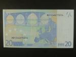 20 Euro 2002 s.M, Portugalsko, podpis Jeana-Clauda Tricheta, U014 tiskárna  Valora - Banco de Portugalsko, Portugalsko