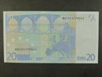 20 Euro 2002 s.M, Portugalsko, podpis Jeana-Clauda Tricheta, U015 tiskárna  Valora - Banco de Portugalsko, Portugalsko