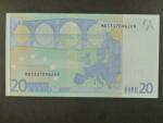 20 Euro 2002 s.M, Portugalsko, podpis Jeana-Clauda Tricheta, U020 tiskárna  Valora - Banco de Portugalsko, Portugalsko