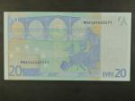 20 Euro 2002 s.M, Portugalsko, podpis Jeana-Clauda Tricheta, U021 tiskárna  Valora - Banco de Portugalsko, Portugalsko