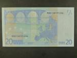 20 Euro 2002 s.M, Portugalsko, podpis Jeana-Clauda Tricheta, U022 tiskárna  Valora - Banco de Portugalsko, Portugalsko