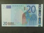 20 Euro 2002 s.P, Holandsko, podpis Jeana-Clauda Tricheta, G003 tiskárna Koninklijke Joh. Enschedé, Holandsko