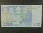 20 Euro 2002 s.P, Holandsko, podpis Jeana-Clauda Tricheta, G010 tiskárna Koninklijke Joh. Enschedé, Holandsko