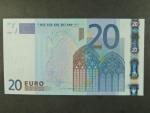 20 Euro 2002 s.P, Holandsko, podpis Jeana-Clauda Tricheta, G011 tiskárna Koninklijke Joh. Enschedé, Holandsko