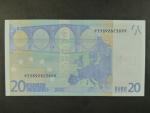 20 Euro 2002 s.P, Holandsko, podpis Mario Draghi, R020 tiskárna Bundesdruckerei, Německo 