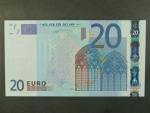 20 Euro 2002 s.S, Itálie, podpis Willema F. Duisenberga, J003 tiskárna Istituto Poligrafico e Zecca dello Stato, Itálie