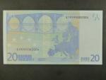 20 Euro 2002 s.S, Itálie, podpis Jeana-Clauda Tricheta, J016 tiskárna Istituto Poligrafico e Zecca dello Stato, Itálie