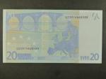 20 Euro 2002 s.S, Itálie, podpis Jeana-Clauda Tricheta, J021 tiskárna Istituto Poligrafico e Zecca dello Stato, Itálie