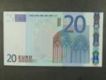 20 Euro 2002 s.S, Itálie, podpis Jeana-Clauda Tricheta, J024 tiskárna Istituto Poligrafico e Zecca dello Stato, Itálie