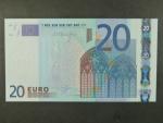 20 Euro 2002 s.S, Itálie, podpis Mario Draghi, J029 tiskárna Istituto Poligrafico e Zecca dello Stato, Itálie