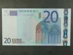 20 Euro 2002 s.S, Itálie, podpis Mario Draghi, J031 tiskárna Istituto Poligrafico e Zecca dello Stato, Itálie