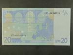 20 Euro 2002 s.S, Itálie, podpis Mario Draghi, J032 tiskárna Istituto Poligrafico e Zecca dello Stato, Itálie