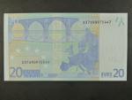 20 Euro 2002 s.S, Itálie, podpis Mario Draghi, J033 tiskárna Istituto Poligrafico e Zecca dello Stato, Itálie