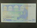 20 Euro 2002 s.U, Francie, podpis Willema F. Duisenberga, L004 tiskárna Banque de France, Francie