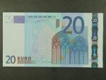 20 Euro 2002 s.U, Francie, podpis Willema F. Duisenberga, L004 tiskárna Banque de France, Francie