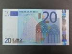 20 Euro 2002 s.U, Francie, podpis Willema F. Duisenberga, L005 tiskárna Banque de France, Francie