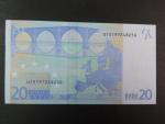 20 Euro 2002 s.U, Francie, podpis Willema F. Duisenberga, L006 tiskárna Banque de France, Francie