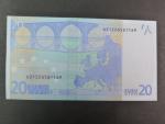 20 Euro 2002 s.U, Francie, podpis Willema F. Duisenberga, L008 tiskárna Banque de France, Francie