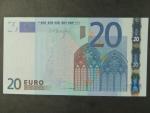 20 Euro 2002 s.E, Slovensko, podpis Jeana-Clauda Tricheta, R028 tiskárna Bundesdruckerei, Německo 