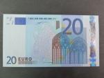 20 Euro 2002 s.U, Francie, podpis Willema F. Duisenberga, L012 tiskárna Banque de France, Francie
