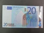 20 Euro 2002 s.U, Francie, podpis Willema F. Duisenberga, L015 tiskárna Banque de France, Francie