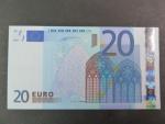 20 Euro 2002 s.U, Francie, podpis Willema F. Duisenberga, L018 tiskárna Banque de France, Francie