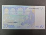 20 Euro 2002 s.U, Francie, podpis Willema F. Duisenberga, L019 tiskárna Banque de France, Francie