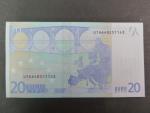 20 Euro 2002 s.U, Francie, podpis Willema F. Duisenberga, L022 tiskárna Banque de France, Francie
