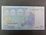 20 Euro 2002 s.U, Francie, podpis Willema F. Duisenberga, L026 tiskárna Banque de France, Francie