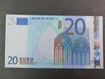 20 Euro 2002 s.U, Francie, podpis Jeana-Clauda Tricheta, L030 tiskárna Banque de France, Francie