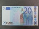 20 Euro 2002 s.U, Francie, podpis Jeana-Clauda Tricheta, L031 tiskárna Banque de France, Francie