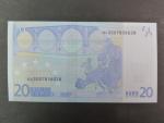 20 Euro 2002 s.U, Francie, podpis Jeana-Clauda Tricheta, L035 tiskárna Banque de France, Francie