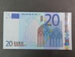 20 Euro 2002 s.U, Francie, podpis Jeana-Clauda Tricheta, L035 tiskárna Banque de France, Francie
