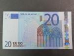 20 Euro 2002 s.U, Francie, podpis Jeana-Clauda Tricheta, L039 tiskárna Banque de France, Francie
