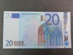 20 Euro 2002 s.U, Francie, podpis Jeana-Clauda Tricheta, L040 tiskárna Banque de France, Francie