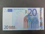 20 Euro 2002 s.U, Francie, podpis Jeana-Clauda Tricheta, L051 tiskárna Banque de France, Francie