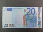 20 Euro 2002 s.U, Francie, podpis Jeana-Clauda Tricheta, L056 tiskárna Banque de France, Francie