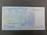 20 Euro 2002 s.U, Francie, podpis Jeana-Clauda Tricheta, L057 tiskárna Banque de France, Francie