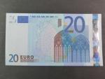 20 Euro 2002 s.U, Francie, podpis Jeana-Clauda Tricheta, L058 tiskárna Banque de France, Francie