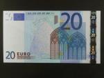 20 Euro 2002 s.U, Francie, podpis Jeana-Clauda Tricheta, L064 tiskárna Banque de France, Francie