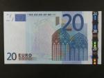 20 Euro 2002 s.U, Francie, podpis Jeana-Clauda Tricheta, L067 tiskárna Banque de France, Francie