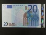 20 Euro 2002 s.U, Francie, podpis Jeana-Clauda Tricheta, L069 tiskárna Banque de France, Francie