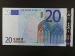 20 Euro 2002 s.U, Francie, podpis Jeana-Clauda Tricheta, L073 tiskárna Banque de France, Francie