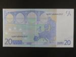 20 Euro 2002 s.U, Francie, podpis Jeana-Clauda Tricheta, L074 tiskárna Banque de France, Francie